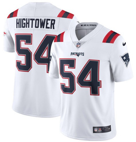 2020 New England Patriots #54 Dont'a Hightower White 2020 NEW Vapor Untouchable Stitched NFL Nike Li