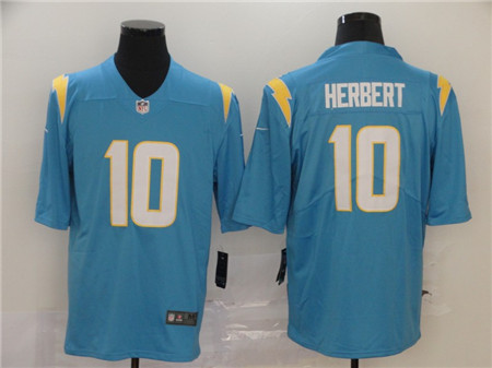 2020 Los Angeles Chargers #10 Justin Herbert Light Blue 2020 NEW Vapor Untouchable Stitched NFL Nike