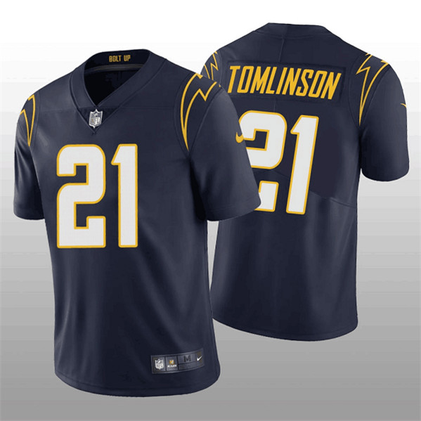 Los Angeles Chargers #21 LaDainian Tomlinson Navy Vapor Untouchable Limited Stitched Jersey - Click Image to Close