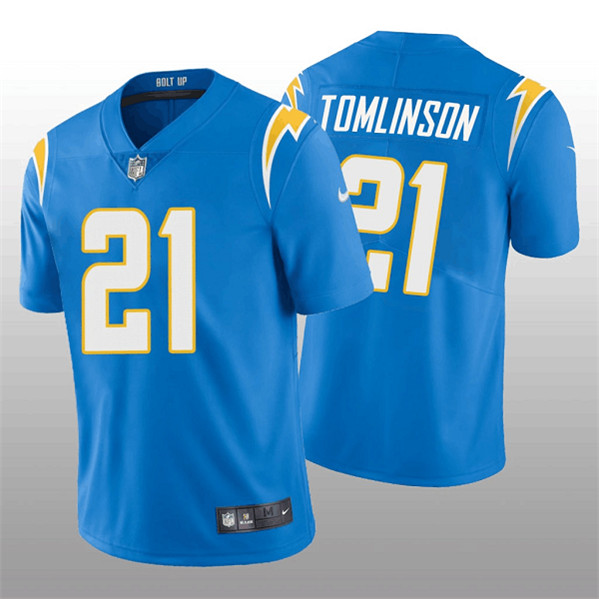 Los Angeles Chargers #21 LaDainian Tomlinson Blue Vapor Untouchable Limited Stitched Jersey - Click Image to Close