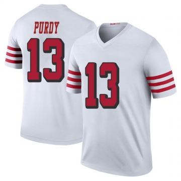 San Francisco 49ers #13 Brock Purdy White Stitched Jersey