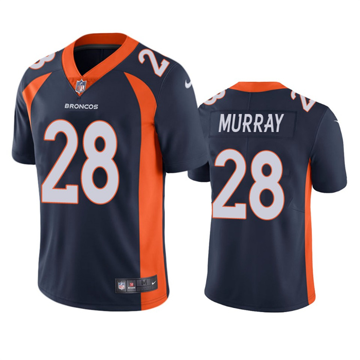 Denver Broncos #28 Latavius Murray Navy Vapor Untouchable Stitched Jersey - Click Image to Close
