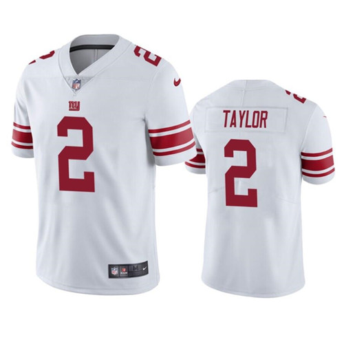 New York Giants #2 Tyrod Taylor White Vapor Untouchable Limited Stitched Jersey - Click Image to Close