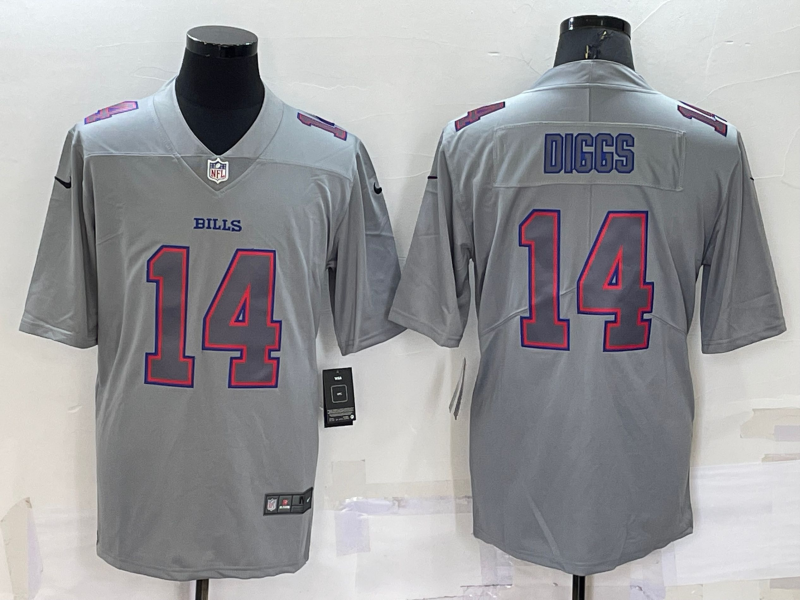 Buffalo Bills #14 Stefon Diggs Grey Atmosphere Fashion Vapor Untouchable Stitched Limited Jersey