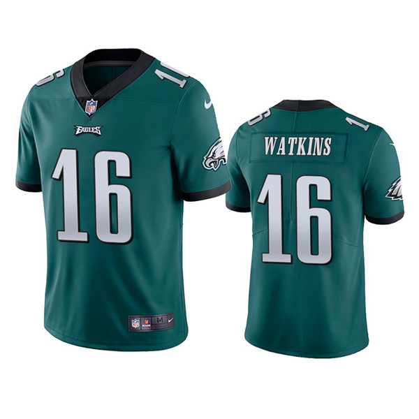 Philadelphia Eagles #16 Quez Watkins 2022 Green Vapor Untouchable Limited Stitched Jersey