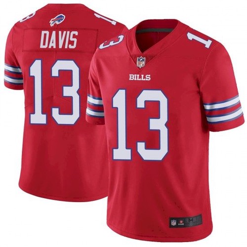 Buffalo Bills #13 Gabriel Davis Red Vapor Untouchable Limited Stitched Jersey