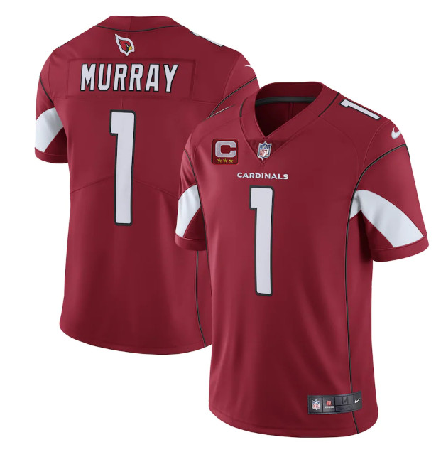 Arizona Cardinals #1 Kyler Murray Red 3-star C Patch apor Untouchable Limited Stitched NFL Jersey - Click Image to Close
