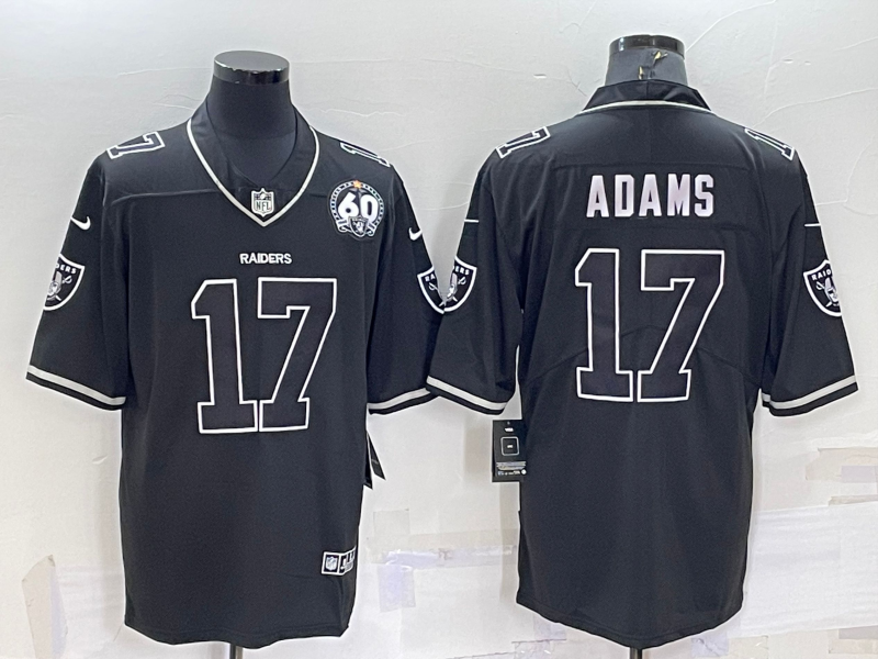 Las Vegas Raiders #17 Davante Adams Black Shadow 2021 Vapor Untouchable Stitched Limited Jersey