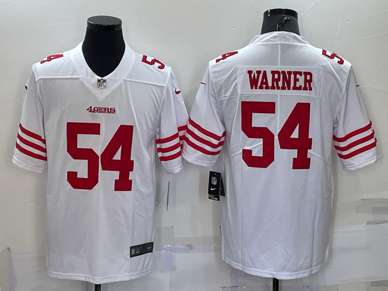 San Francisco 49ers #54 Fred Warner 2022 New White Vapor Untouchable Stitched Jersey