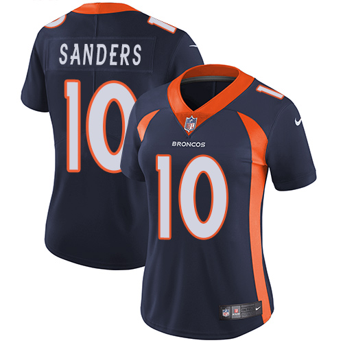 Nike Broncos #10 Emmanuel Sanders Blue Alternate Women's Stitched NFL Vapor Untouchable Limited Jers