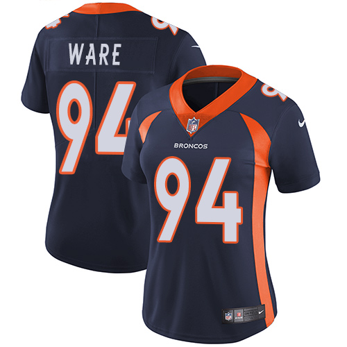 Nike Broncos #94 DeMarcus Ware Blue Alternate Women's Stitched NFL Vapor Untouchable Limited Jersey - Click Image to Close