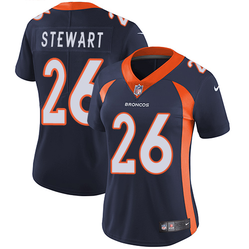 Nike Broncos #26 Darian Stewart Blue Alternate Women's Stitched NFL Vapor Untouchable Limited Jersey