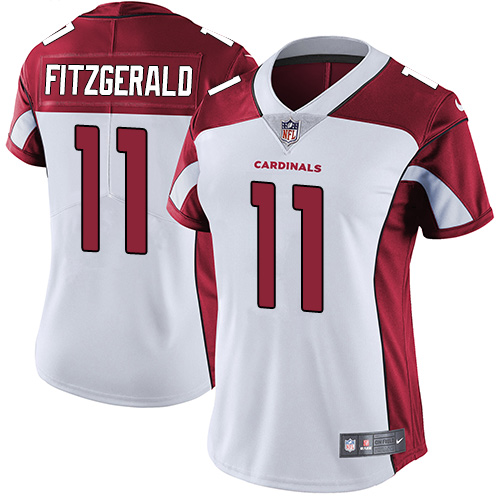 Nike Cardinals #11 Larry Fitzgerald White Women's Stitched NFL Vapor Untouchable Limited Jersey - Click Image to Close