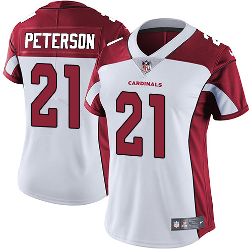 Nike Cardinals #21 Patrick Peterson White Women's Stitched NFL Vapor Untouchable Limited Jersey