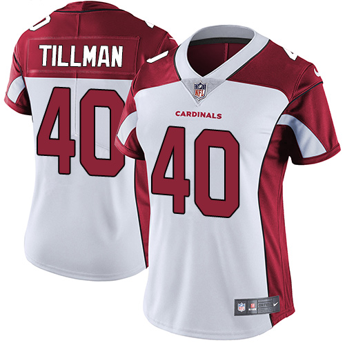 Nike Cardinals #40 Pat Tillman White Women's Stitched NFL Vapor Untouchable Limited Jersey