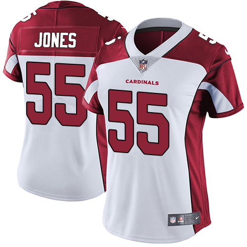 Nike Cardinals #55 Chandler Jones White Women's Stitched NFL Vapor Untouchable Limited Jersey