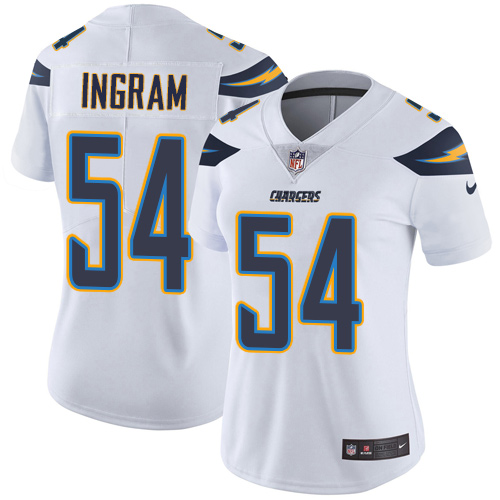 Nike Chargers #54 Melvin Ingram White Women's Stitched NFL Vapor Untouchable Limited Jersey