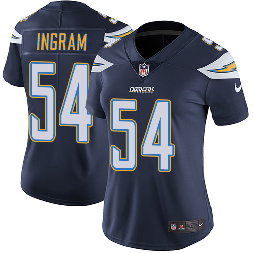 Nike Chargers #54 Melvin Ingram Navy Blue Team Color Women's Stitched NFL Vapor Untouchable Limited - Click Image to Close