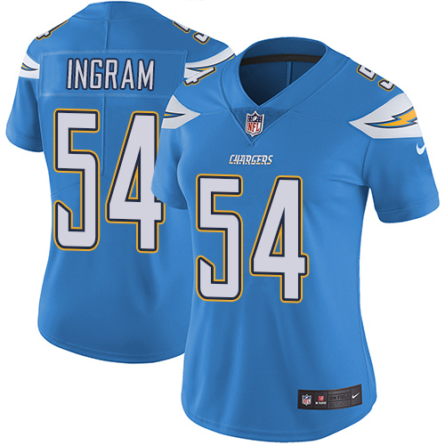 Nike Chargers #54 Melvin Ingram Electric Blue Alternate Women's Stitched NFL Vapor Untouchable Limit