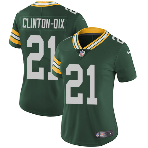 Nike Packers #21 Ha Ha Clinton-Dix Green Team Color Women's Stitched NFL Vapor Untouchable Limited J