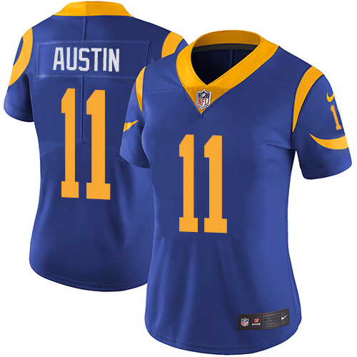 Nike Rams #11 Tavon Austin Royal Blue Alternate Women's Stitched NFL Vapor Untouchable Limited Jerse