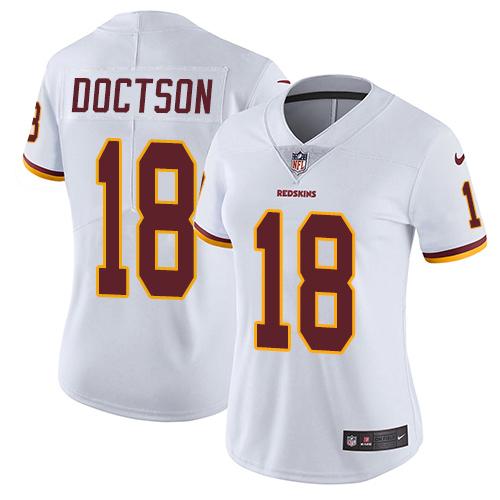 Nike Redskins #18 Josh Doctson White Women's Stitched NFL Vapor Untouchable Limited Jersey