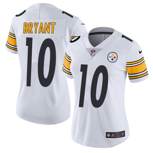 Nike Steelers #10 Martavis Bryant White Women's Stitched NFL Vapor Untouchable Limited Jersey