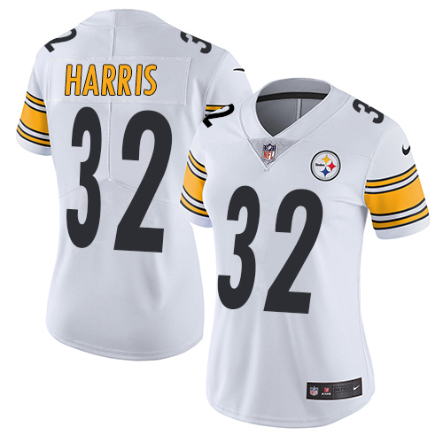 Nike Steelers #32 Franco Harris White Women's Stitched NFL Vapor Untouchable Limited Jersey - Click Image to Close