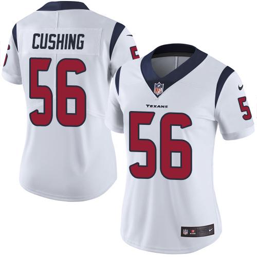 Nike Texans #56 Brian Cushing White Women's Stitched NFL Vapor Untouchable Limited Jersey