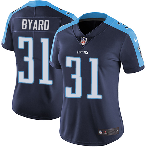 Nike Titans #31 Kevin Byard Navy Blue Alternate Women's Stitched NFL Vapor Untouchable Limited Jerse - Click Image to Close