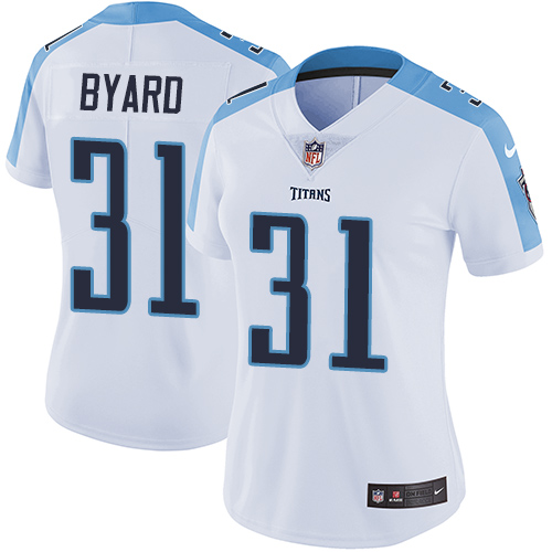 Nike Titans #31 Kevin Byard White Women's Stitched NFL Vapor Untouchable Limited Jersey - Click Image to Close