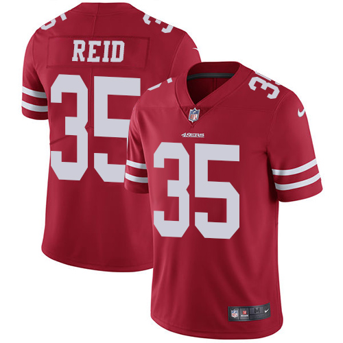 Nike 49ers #35 Eric Reid Red Team Color Youth Stitched NFL Vapor Untouchable Limited Jersey