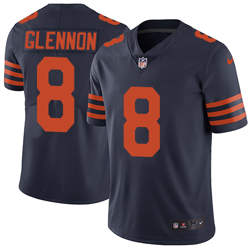 Nike Bears #8 Mike Glennon Navy Blue Alternate Youth Stitched NFL Vapor Untouchable Limited Jersey - Click Image to Close