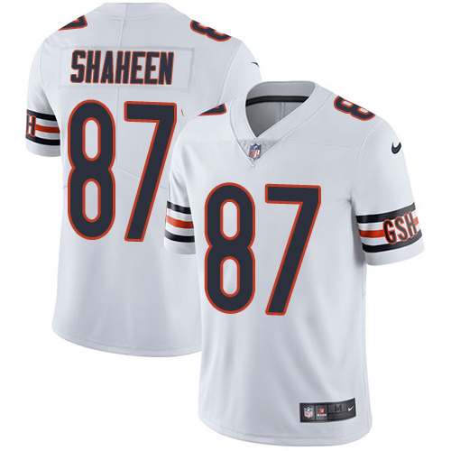 Nike Bears #87 Adam Shaheen White Youth Stitched NFL Vapor Untouchable Limited Jersey - Click Image to Close