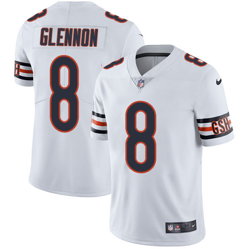 Nike Bears #8 Mike Glennon White Youth Stitched NFL Vapor Untouchable Limited Jersey - Click Image to Close