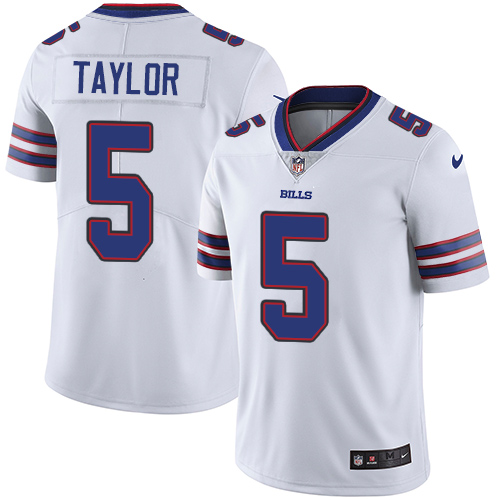 Nike Bills #5 Tyrod Taylor White Youth Stitched NFL Vapor Untouchable Limited Jersey