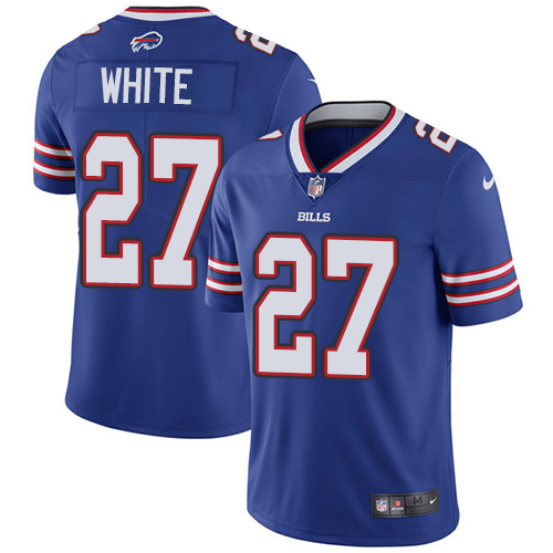 Nike Bills #27 Tre'Davious White Royal Blue Team Color Youth Stitched NFL Vapor Untouchable Limited