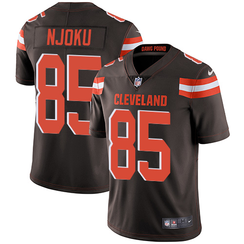 Nike Browns #85 David Njoku Brown Team Color Youth Stitched NFL Vapor Untouchable Limited Jersey