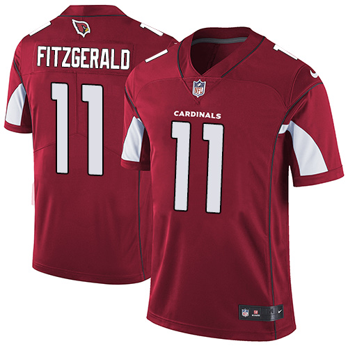 Nike Cardinals #11 Larry Fitzgerald Red Team Color Youth Stitched NFL Vapor Untouchable Limited Jers