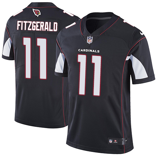 Nike Cardinals #11 Larry Fitzgerald Black Alternate Youth Stitched NFL Vapor Untouchable Limited Jer