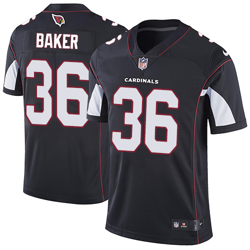 Nike Cardinals #36 Budda Baker Black Alternate Youth Stitched NFL Vapor Untouchable Limited Jersey - Click Image to Close