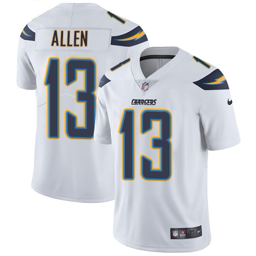 Nike Chargers #13 Keenan Allen White Youth Stitched NFL Vapor Untouchable Limited Jersey - Click Image to Close