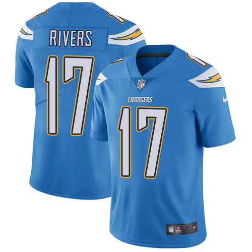 Nike Chargers #17 Philip Rivers Electric Blue Alternate Youth Stitched NFL Vapor Untouchable Limited