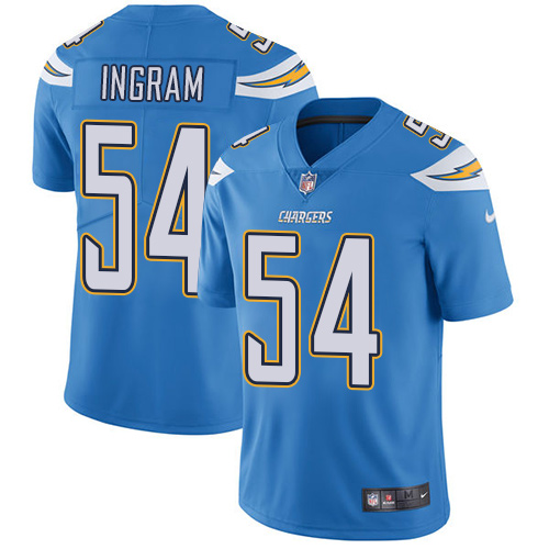 Nike Chargers #54 Melvin Ingram Electric Blue Alternate Youth Stitched NFL Vapor Untouchable Limited - Click Image to Close