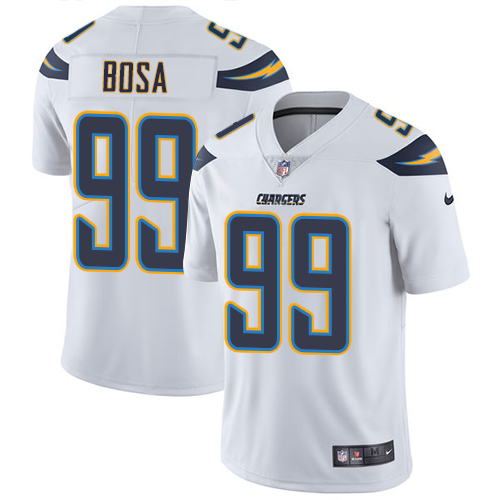 Nike Chargers #99 Joey Bosa White Youth Stitched NFL Vapor Untouchable Limited Jersey - Click Image to Close