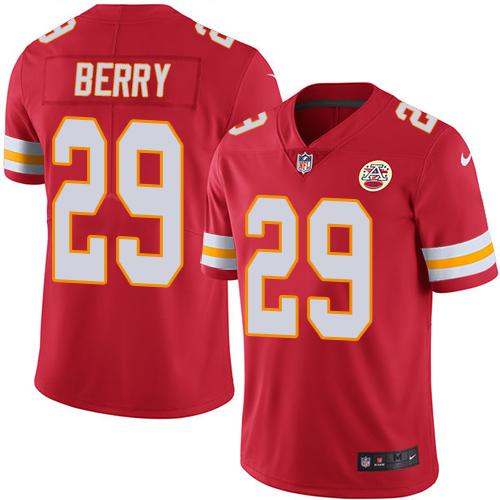 Nike Chiefs #29 Eric Berry Red Team Color Youth Stitched NFL Vapor Untouchable Limited Jersey