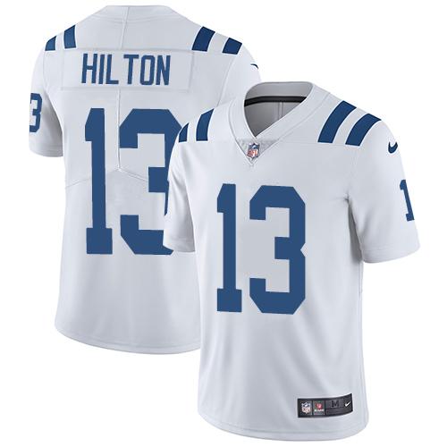 Nike Colts #13 T.Y. Hilton White Youth Stitched NFL Vapor Untouchable Limited Jersey - Click Image to Close