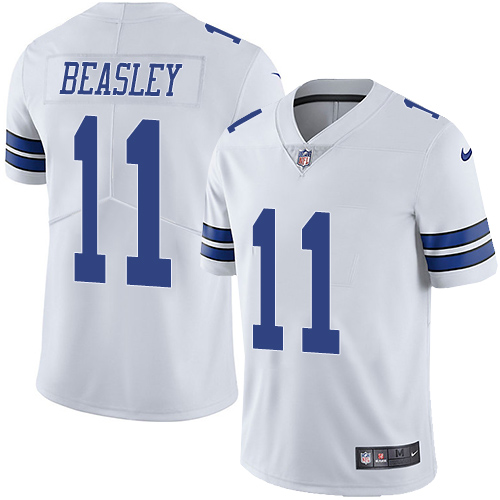 Nike Cowboys #11 Cole Beasley White Youth Stitched NFL Vapor Untouchable Limited Jersey