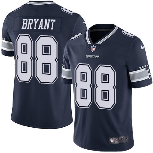 Nike Cowboys #88 Dez Bryant Navy Blue Team Color Youth Stitched NFL Vapor Untouchable Limited Jersey