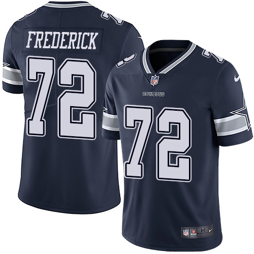 Nike Cowboys #72 Travis Frederick Navy Blue Team Color Youth Stitched NFL Vapor Untouchable Limited